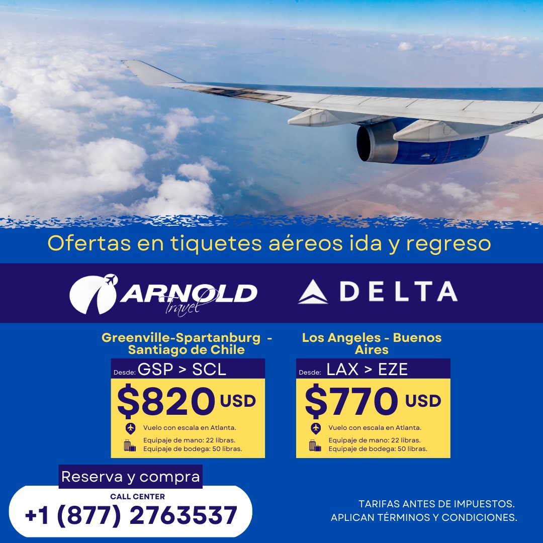 Tiquetes en Promoción DELTA Air Lines