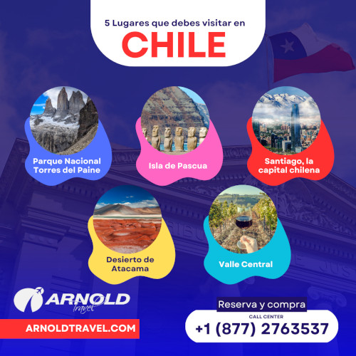 5 Lugares que debes visitar en Chile