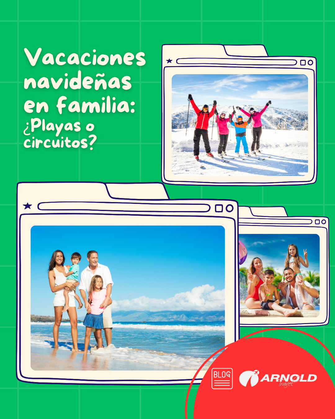Vacaciones navideñas en familia: ¿Playas o circuitos?